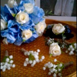 Hand Crafted Bridal Bouquet Package Set Wedding Etsy Bridal Bouquet & Bouts FI…